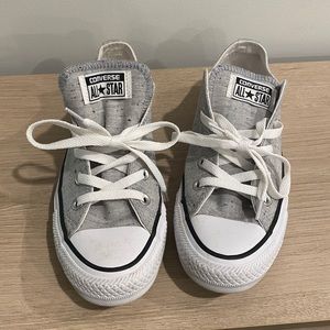 Womens All Star Converse Heather Grey Low Top